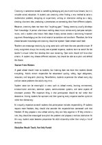 Essays 'What makes a good school?', 6.