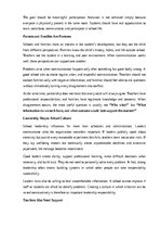 Essays 'What makes a good school?', 11.