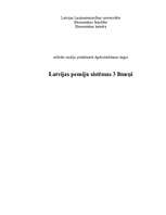 Research Papers 'Latvijas pensiju sistēmas trīs līmeņi', 1.