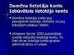 Research Papers 'Lietotāja konts - user accounts ', 4.