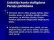 Research Papers 'Lietotāja konts - user accounts ', 15.
