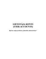 Research Papers 'Lietotāja konts - user accounts ', 17.