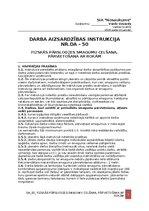 Samples 'Darba aizsardzības instrukcija - fiziskās pārslodzes smagumu celšana', 1.