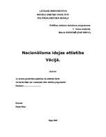 Research Papers 'Nacionālisma idejas attīstība Vācijā', 1.