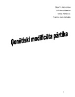 Research Papers 'Ģenētiski modificēta pārtika', 1.