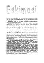 Essays 'Eskimosi', 1.