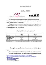 Summaries, Notes 'LMT un Tele 2 reputācijas analīze', 1.