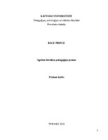 Practice Reports 'Agrīnās bērnības pedagoģijas prakse', 1.