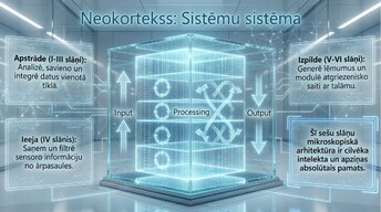 Presentations 'Neokorteksa arhitektūra, 6 apziņas slāņi', 12.