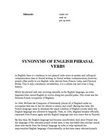 Summaries, Notes 'Phrasal Verbs', 12.
