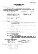 Summaries, Notes 'Protokols neorganiskajā ķīmijā I.I A grupas elementi', 1.