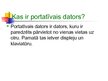 Presentations 'Portatīvie datori, to veidi un pielietojums', 2.