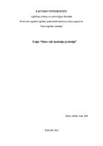 Essays 'Eseja “Mans ceļš skolotāja profesijā”', 1.