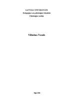 Research Papers 'Vilhelms Vunds', 1.