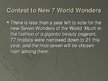 Presentations 'New Seven World Wonders', 2.