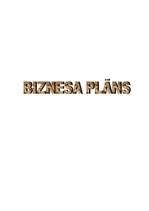 Business Plans 'Biznesa plāns "Sikspārnis"', 1.