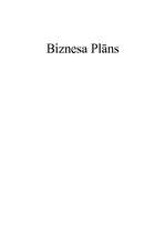 Business Plans 'Biznesa plāns. SIA "Motors"', 1.