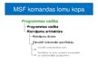Presentations 'MSF programma', 9.