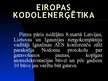 Presentations 'Eiropas kodolenerģētika', 1.