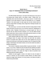 Essays 'Reaction Paper on Chapter VII "Methodological Holism and Methodological Individu', 1.