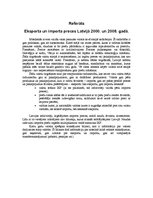 Essays 'Eksporta un importa preces Latvijā 2000. un 2008.gadā', 1.