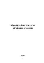 Research Papers 'Administratīvais process un pārkāpumu problēmas', 1.