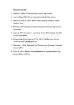 Summaries, Notes 'Pārtikas tehnoloģija un kulinārija mūsdienu sabiedrībā', 11.