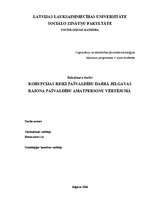 Term Papers 'Korupcijas riski pašvaldību darbā Jelgavas rajona pašvaldību amatpersonu vērtēju', 1.
