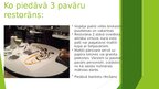 Presentations 'Prakses atskaite "Trīs pavāru restorāns"', 3.