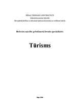 Research Papers 'Tūrisms', 1.