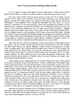 Essays '16. un 17.gadsimta karu ietekme uz Eiropas tālāko attīstību', 1.