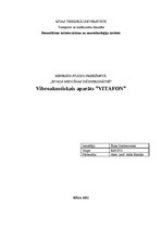 Research Papers 'Vibroakustiskais aparāts "Vitafon"', 1.