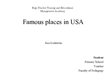 Presentations 'Famous Places in the USA', 1.