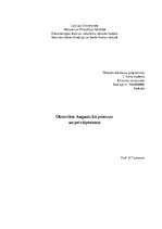 Research Papers 'Oktaviāns Augusts kā princeps un privātpersona', 1.