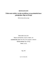 Business Plans 'Elektroauto uzlādes staciju uzstādīšanas un apsaimniekošanas pakalpojums Rīgā un', 1.