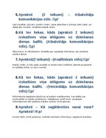 Summaries, Notes 'Attīsti savas komunikācijas un prezentācijas prasmes', 2.