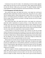 Essays 'A Healthy Lifestyle for Students', 7.