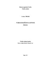 Research Papers 'Varas dalīšana Latvijā', 1.