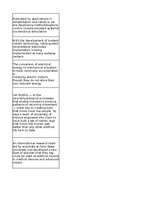 Summaries, Notes 'Technologies - terminology bank', 9.