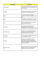 Summaries, Notes 'Technologies - terminology bank', 22.