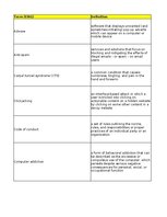 Summaries, Notes 'Technologies - terminology bank', 27.