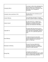Summaries, Notes 'Technologies - terminology bank', 28.