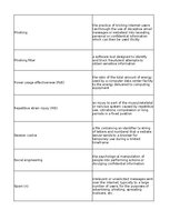 Summaries, Notes 'Technologies - terminology bank', 30.