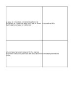 Summaries, Notes 'Technologies - terminology bank', 99.