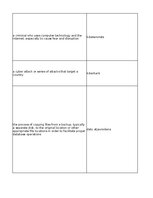 Summaries, Notes 'Technologies - terminology bank', 101.