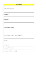 Summaries, Notes 'Technologies - terminology bank', 143.