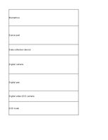 Summaries, Notes 'Technologies - terminology bank', 191.