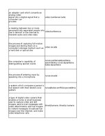 Summaries, Notes 'Technologies - terminology bank', 216.