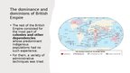 Presentations 'British Empire - the world's foremost economic power', 9.