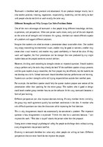 Essays 'The value of teamwork at school and in life', 2.